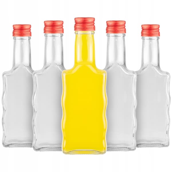 10 st. FALA glasflaskor 200 ml för likörer vinglasflaskset