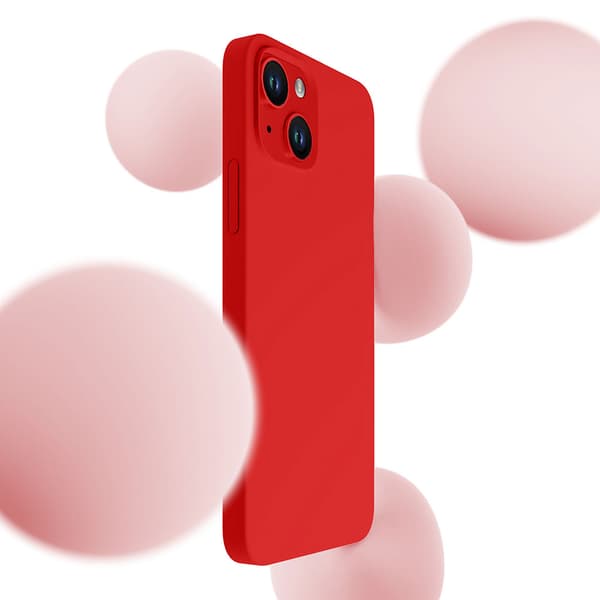 Apple iPhone 14 Plus - 3mk Hardy Silicone MagCase Punainen