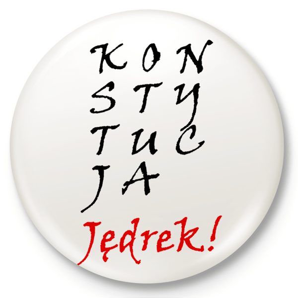 Nappimerkki perustuslaki Jędrek!