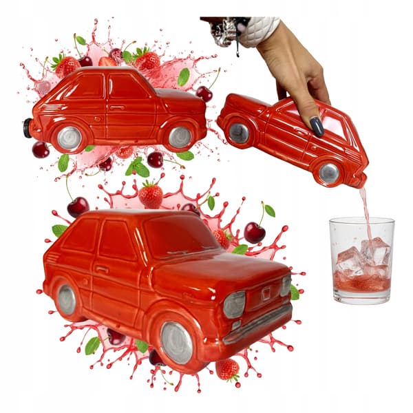 Pullo MALUCH 500ml CERAMIC Auton lahja Alkoholi Viini Koriste 0.5L