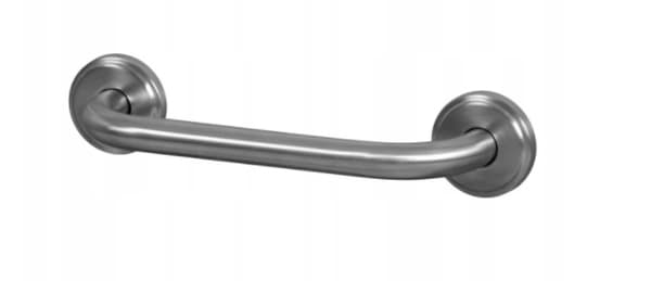 Lige badeværelsesgreb over badekarret, 30 cm, satin