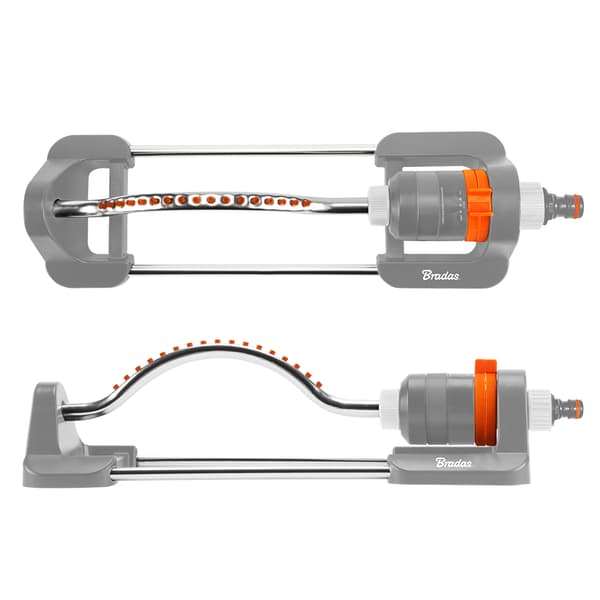 Oscillerande sprinkler med aluminiumarm, vit linje