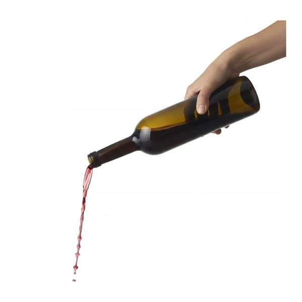 5x Vinoljeflaskor 750ml med skruvkork Glasflaska för vin 5 st.