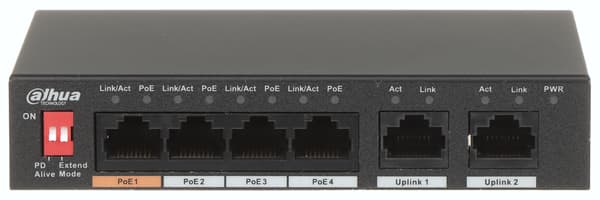 POE-SWITCH PFS3006-4ET-60-V2 4-PORTARS DAHUA