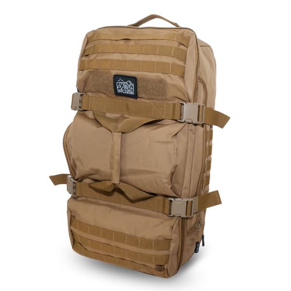 Offlander resväska ryggsäck 3-i-1 offroad 54L khaki