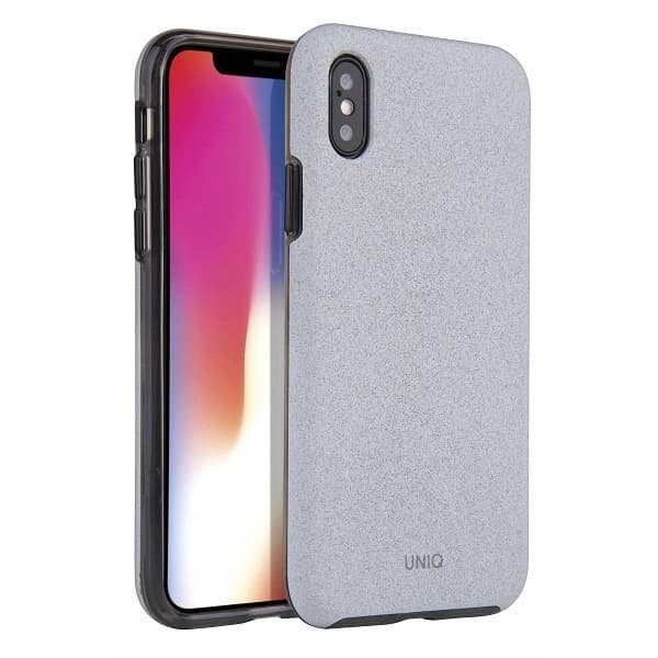 UNIQ Lithos iPhone Xs Max cover lysegrå