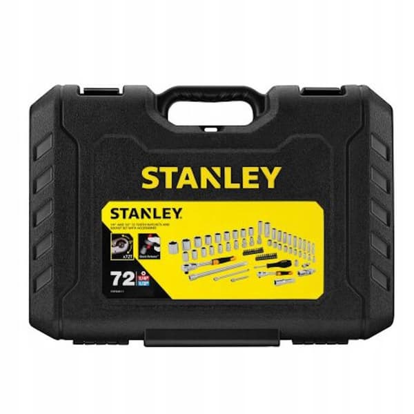 STANLEY NØGLESÆT 72 dele 1/4"-1/2"