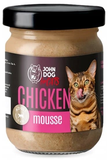 JD til katte | Voksne | Vådfodermousse 100 g - Kyllingemousse 100 g