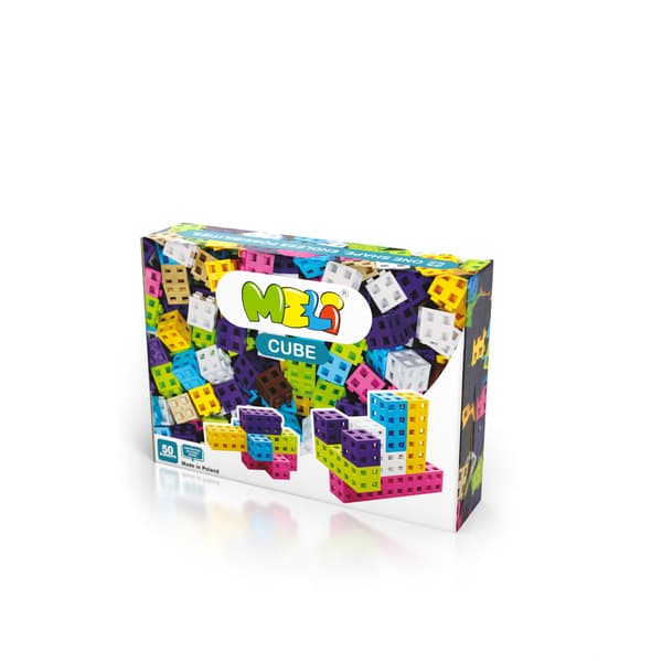 Rakennuspalikkasetti - Meli Cube Pink 50 kpl.