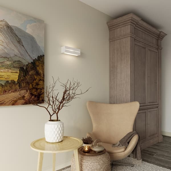 CORDIS VÄGGLAMPA 1 E27 VIT LUMILO 02.123.31