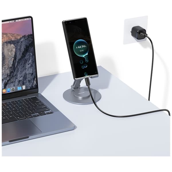 USAMS KY-serien US-SJ693 3A USB-C til USB-A-kabel 2m hvid