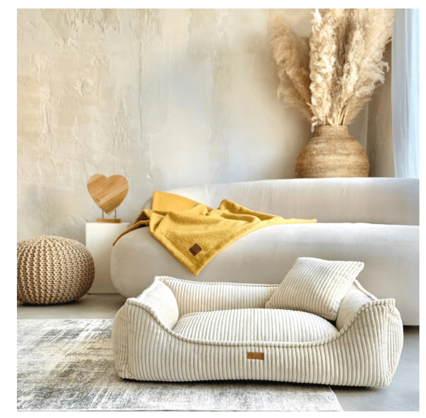DENZOO MILANO BEIGE ORTOPÆDISK SENG "L" 90x75 KRAVEGRUND SOFASOFA