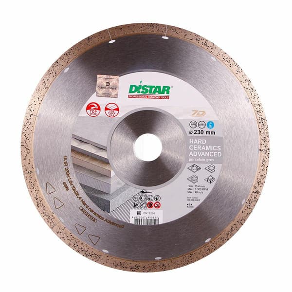 DISTAR HARD CERAMICS ADVANCED DIAMOND BLADE 230 x 1,6 x 10 x 25,4