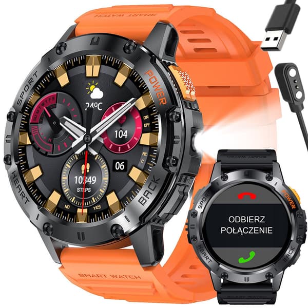 GRAVITY GT22-3 HERRESMARTWATCH - AMOLED, EKSTRA REM (sg030c)