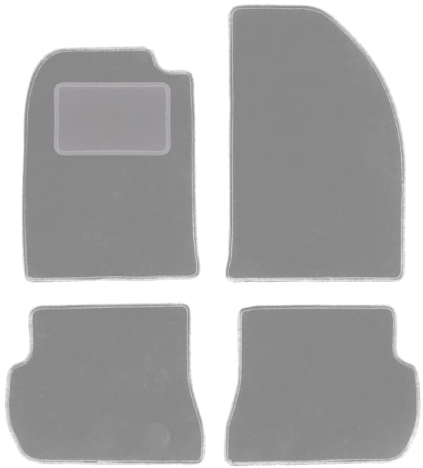 Harmaat auton matot Ford Fusion hatchbackille (2002-2005)