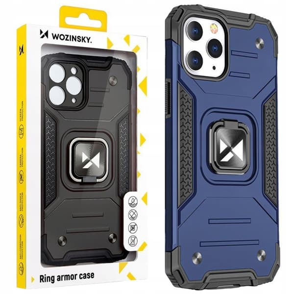 Wozinsky Ring Armor iPhone 14 Pro Max Armored Cover Magnetisk Holder Ring Guld