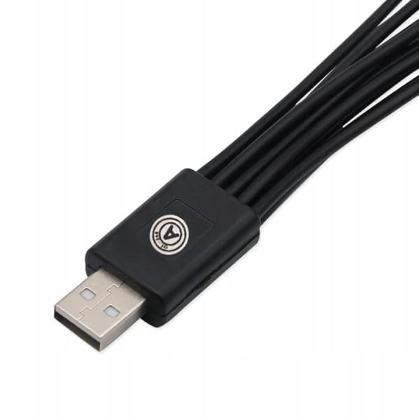 USB-kabel med 10-i-1 multifunktionell kontakt