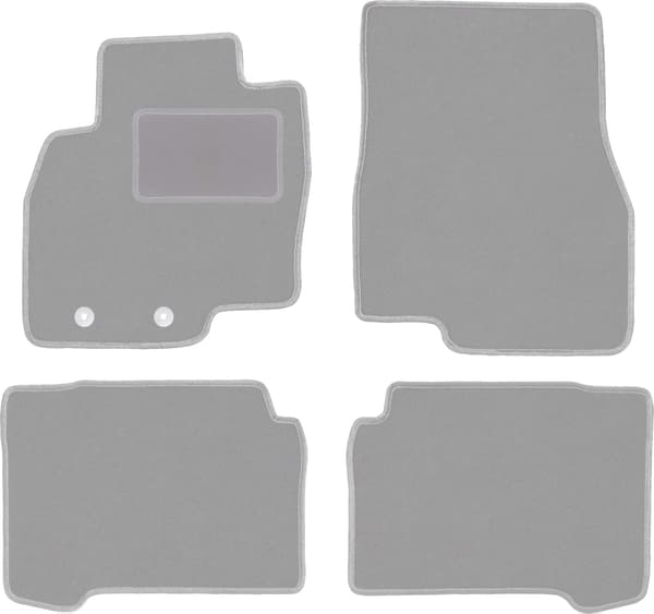 Harmaat auton matot Mitsubishi Grandis minivanille (2004-2010)