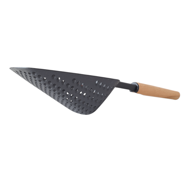 Knidsked med avrinning, nylon, trä, 36 cm