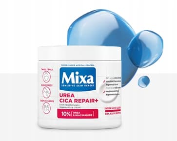 Mixa Regenererande ansiktskräm händer och kropp 400 ml urea Cica Repair+