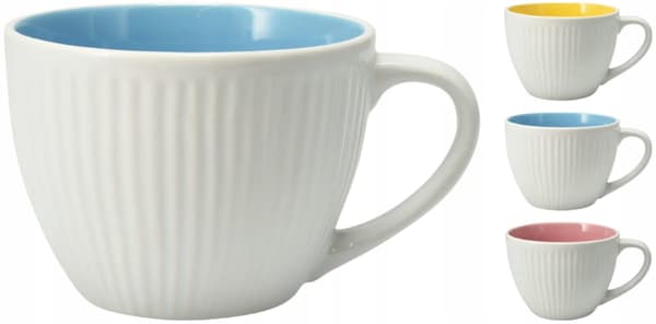 Stor stengodsmugg för kaffe eller te 600ml