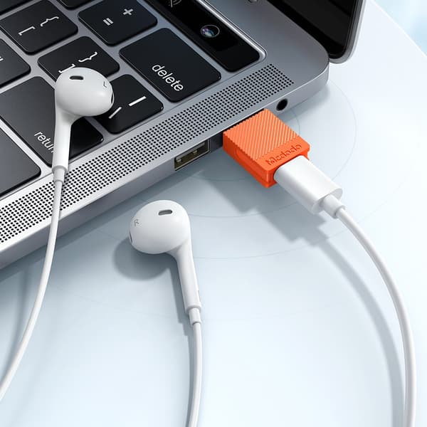 MCDODO ADAPTER USB-A 3.0 TILL USB-C TILL USB TYP C 3A 5GBPS OTG