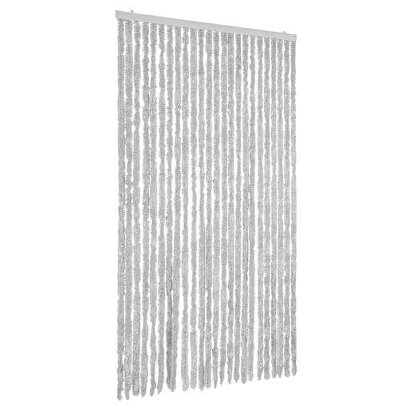 vidaXL insektnet, grå, 100x220 cm, chenille