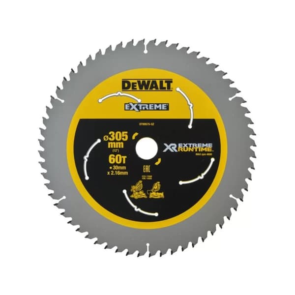 DEWALT SÅGBLAD 305x30mmx60z EXTREM DRIFTTID