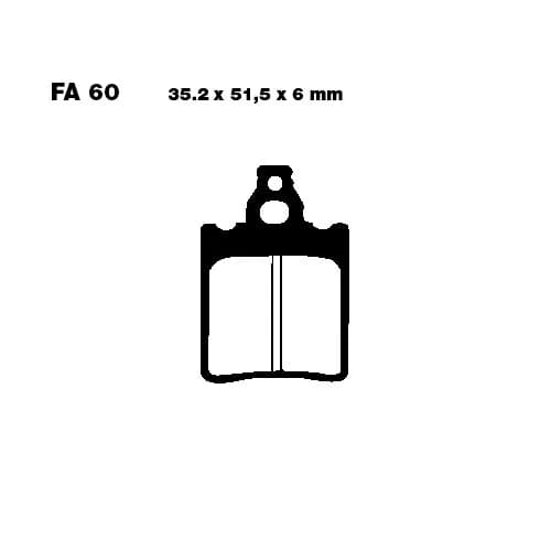 EBC FA060 bromsbelägg