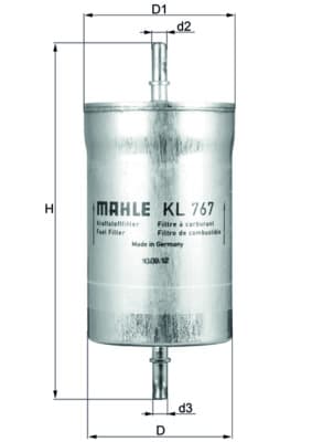 BRÄNSLEFILTER KL767 KNECHT