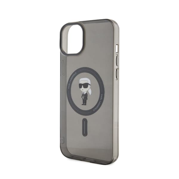 Karl Lagerfeld IML Ikonik MagSafe - iPhone 15 Plus cover (sort)