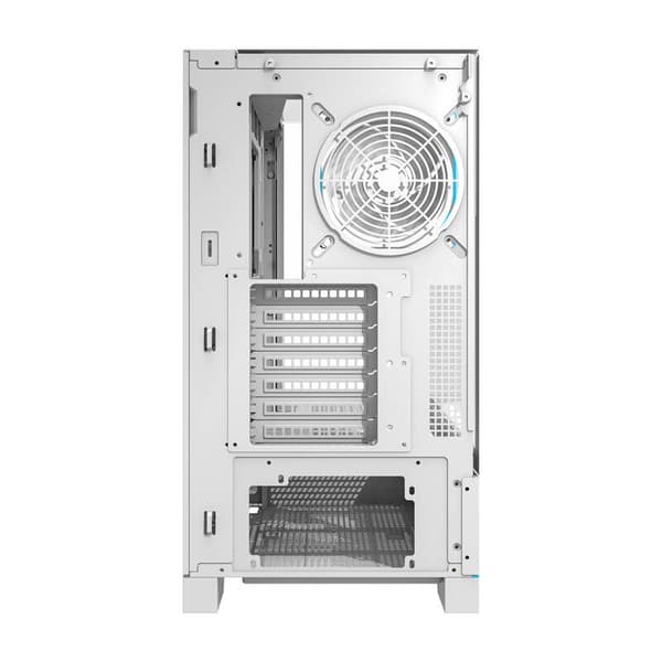 Darkflash DY450 PRO computerkabinet (hvid) + 1 blæser
