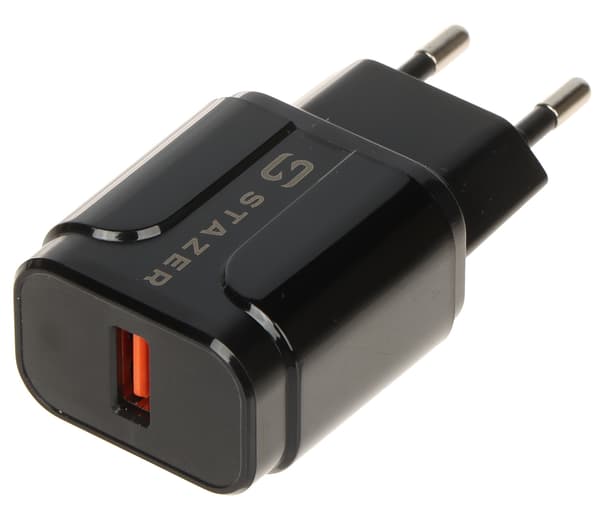 USB-vægoplader 5V/3A/USB-QUICK3.0/B Stazer