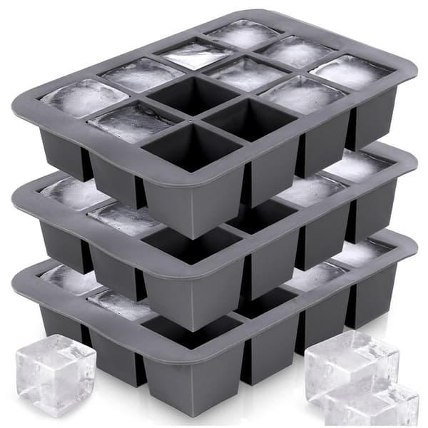 Silikone isterningform 19,5x14x4 cm 3 stk.