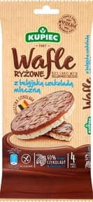 KUPIEC RISVÅFFLOR I MJÖLKCHOKLAD 60G