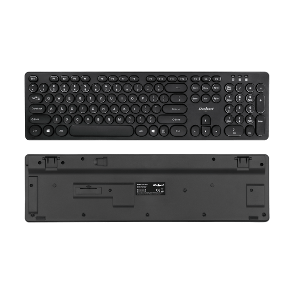 Rebel WS400 Trådlöst Tangentbord och Musset USB 2.0 Optisk Sensor