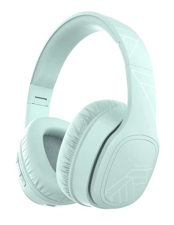 PowerLocus P7 Mint Over-Ear Bluetooth Hovedtelefoner AUX BT Mikrofon 50 timer