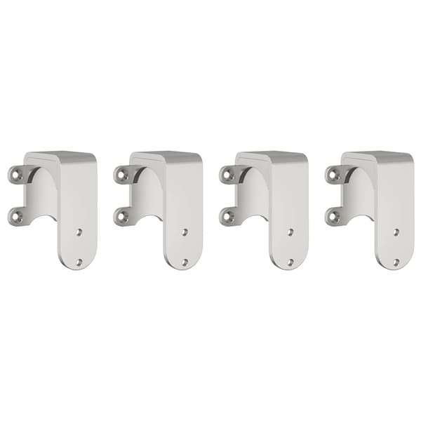 vidaXL Skjutdörrsfäste 183 cm stål silver