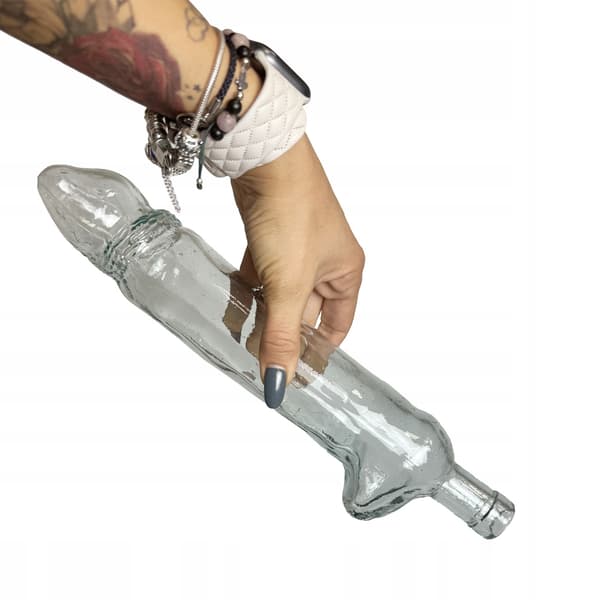EROS Glasflaska 500ml Karaff Present Rolig Gadget för Likörer