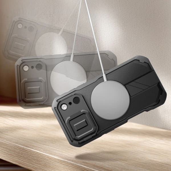 Tech-Protect Kevlar MagSafe-etui til iPhone 17 Pro - sort