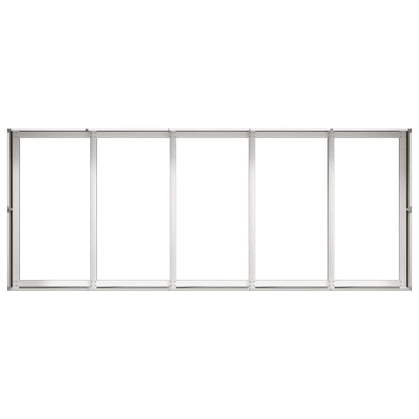vidaXL urtepotte 200x80x40 cm rustfrit stål