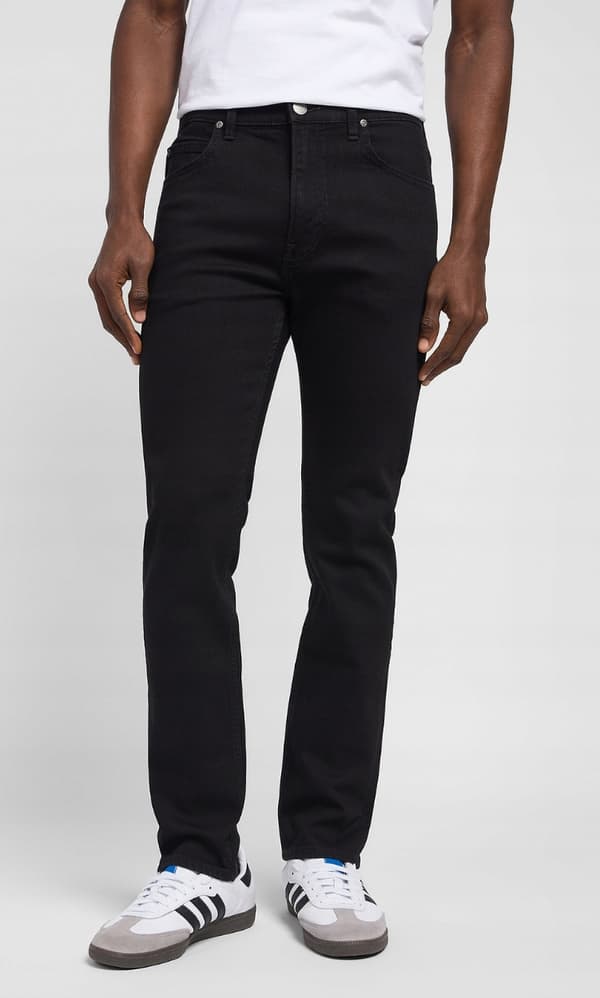Lee RIDER SLIM Ren Sort slim fit sorte jeans W38 L32