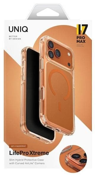 Etui UNIQ LifePro Xtreme MagClick til iPhone 17 Pro Max Orange