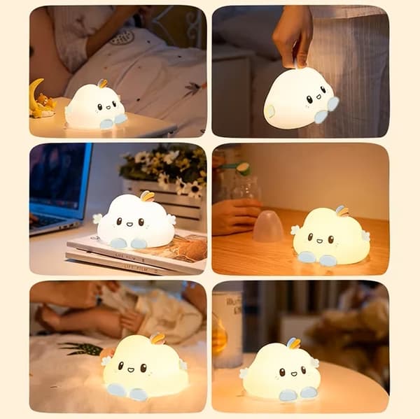 Silikone Cloud RGB LED Natlampe