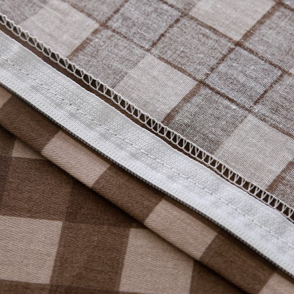 Satin Vuodevaatteet 220x200cm Leopardi Beige Ruskea