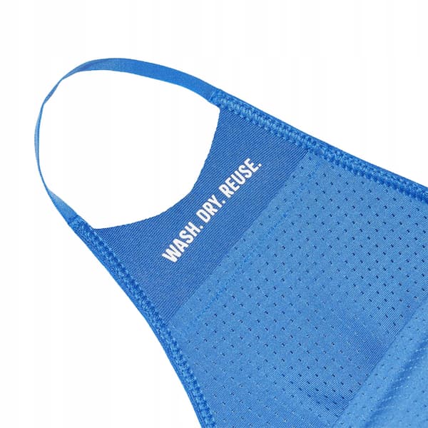 ADIDAS 3-PACK BLÅ MASKER MED LOGOTYP S WLI