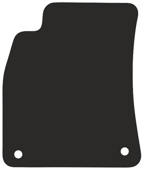Polyamid chaufførmåtte til Audi A5 8T coupe 2008-2018 med gummibagside