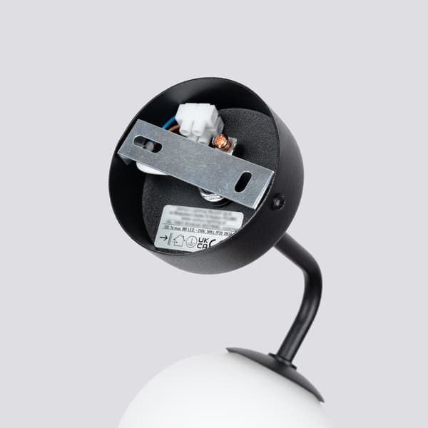 STRATO VÆGLAMPE 1 G9 SORT LUMILO 16.295.61