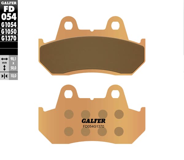 Galfer jarrupalat KH069 Sintrad metalli kulta katu