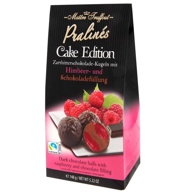 MaitreTruffout Pralinen Cake Edition suklaapralinit - suklaa ja vadelma 148 g